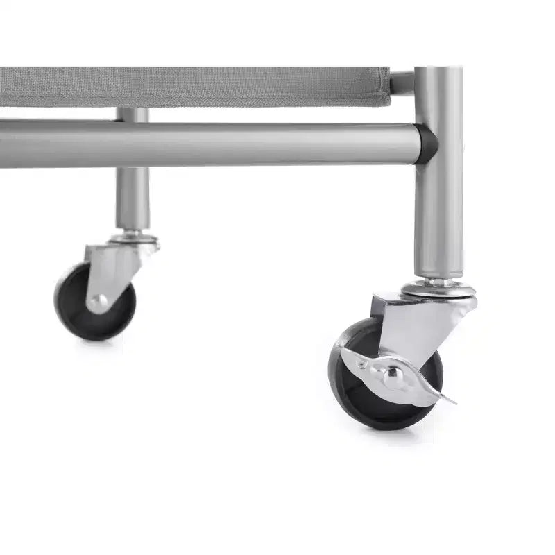 Triple Sorter Ironing and Folding Table Gray: Freestanding Closet Storage & Garment Rack, Polypropylene Frame