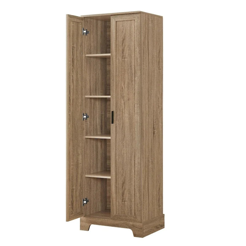 Armoire de rangement à deux portes pour salle de bains