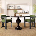 Christopher Knight Home Jace 3 Piece Birch Wood and Aluminum Upholstered Dining Set