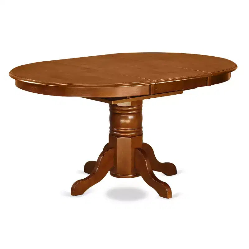 Ensemble de salle à manger HomeStock avec rallonge papillon et chaises de style ovale