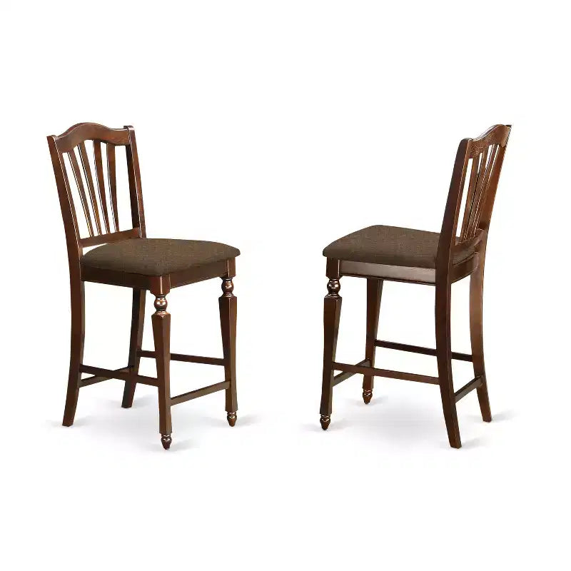 Ensemble de salle à manger hauteur comptoir HomeStock, table carrée noire avec rallonge papillon et 8 chaises