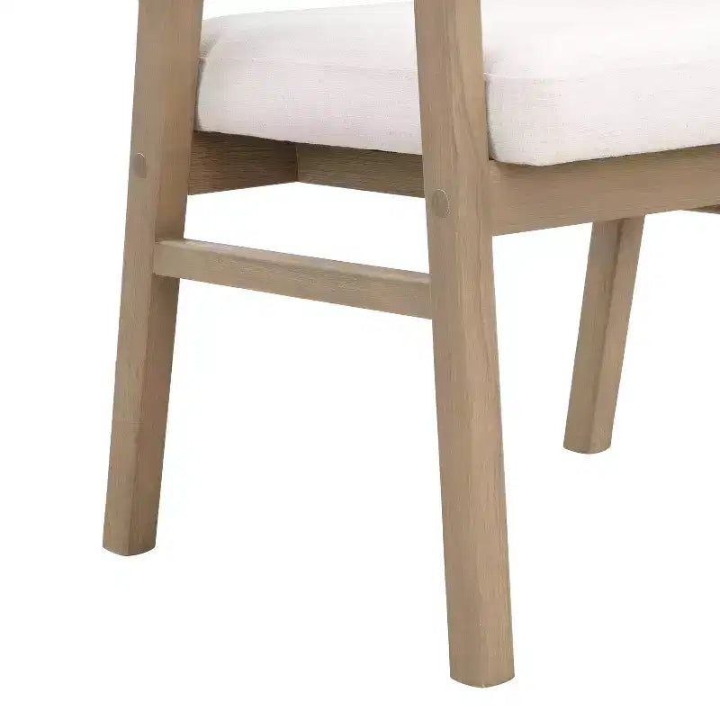 Christopher Knight Home Ilumia - Chaises de salle à manger capitonnées rustiques en rotin et bois d'hévéa, 7 pièces, avec table ovale à double piédestal
