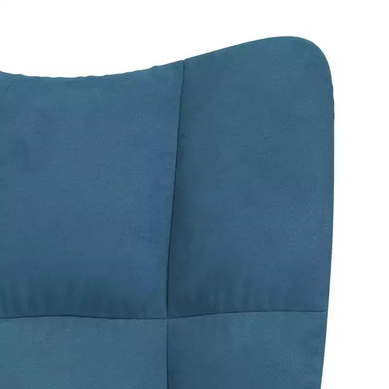 Fauteuil relaxant Velours gris clair (100 % polyester), Pieds en acier