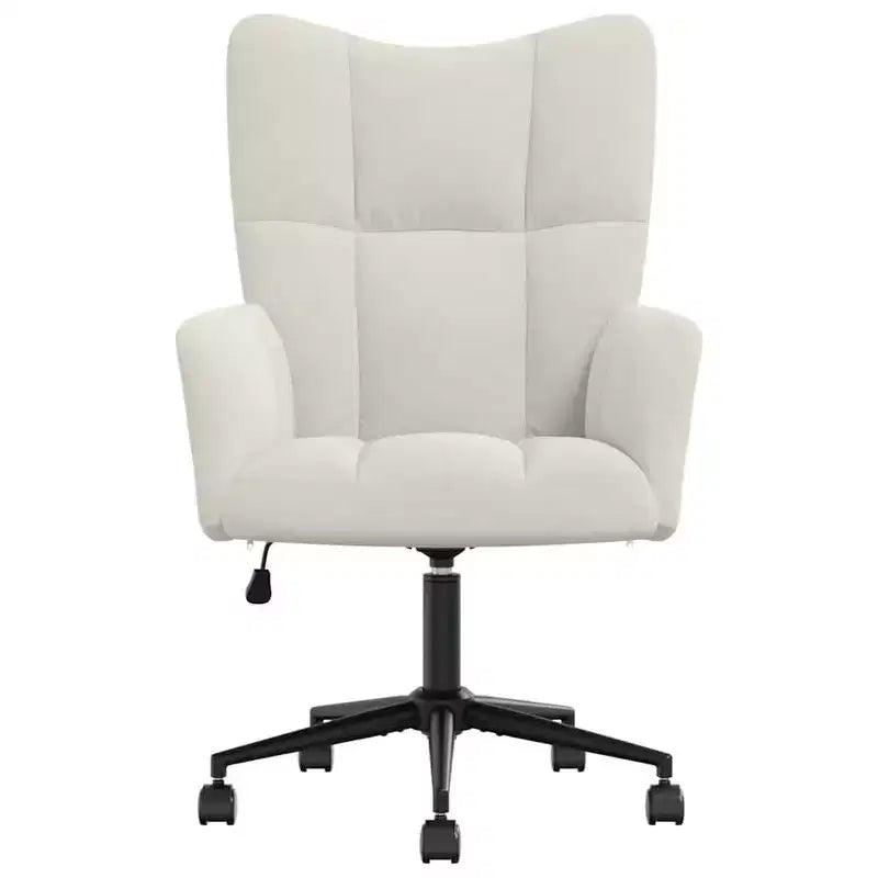 Fauteuil relaxant Velours gris clair (100 % polyester), Pieds en acier