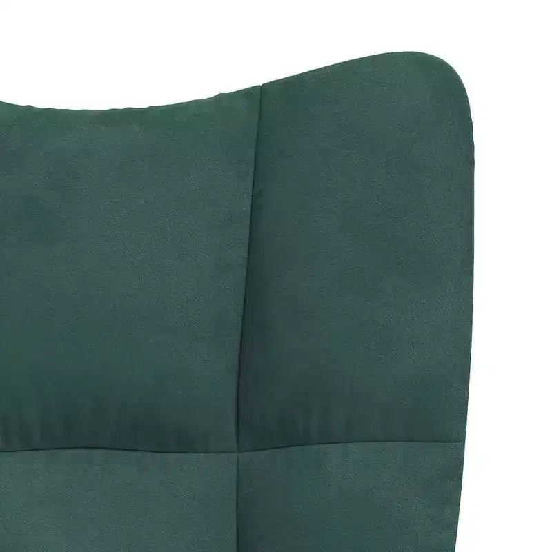 Fauteuil relaxant Velours gris clair (100 % polyester), Pieds en acier