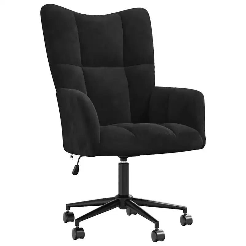 Fauteuil relaxant Velours gris clair (100 % polyester), Pieds en acier