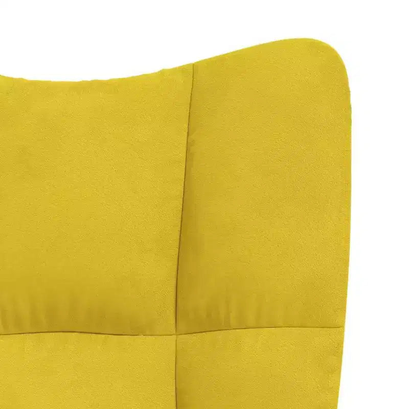 Fauteuil relaxant Velours gris clair (100 % polyester), Pieds en acier