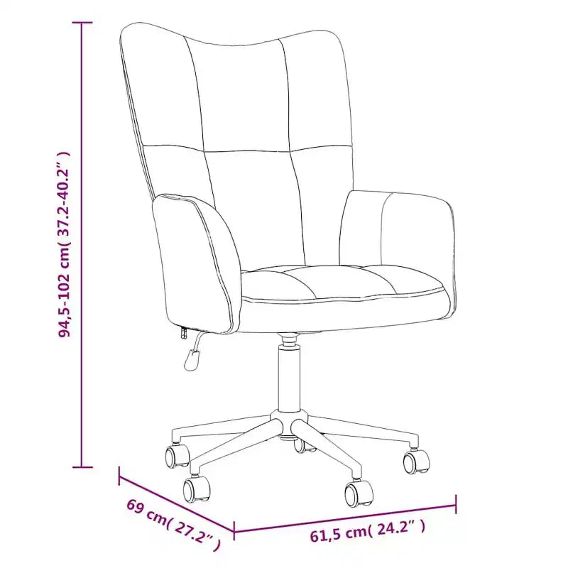 Relaxing Chair Light Gray Velvet (100% polyester), Steel Standard