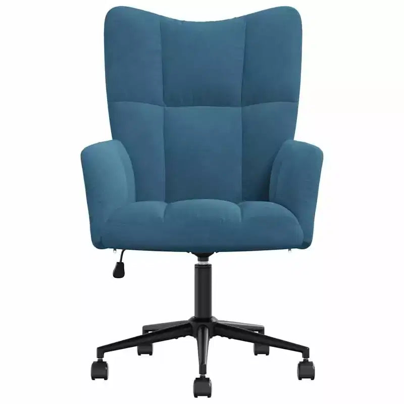 Relaxing Chair Light Gray Velvet (100% polyester), Steel Standard