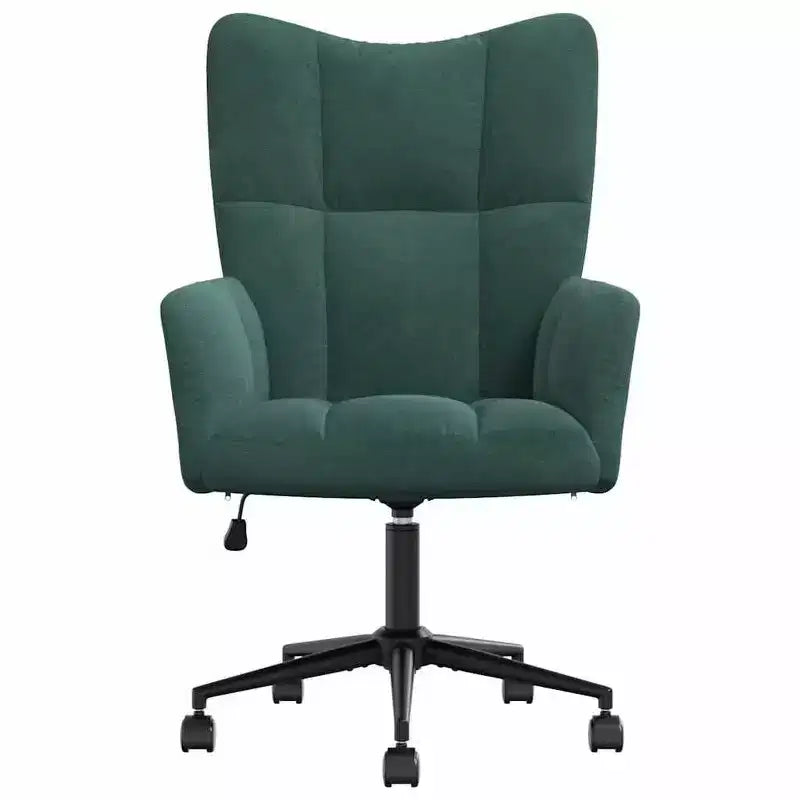 Relaxing Chair Light Gray Velvet (100% polyester), Steel Standard