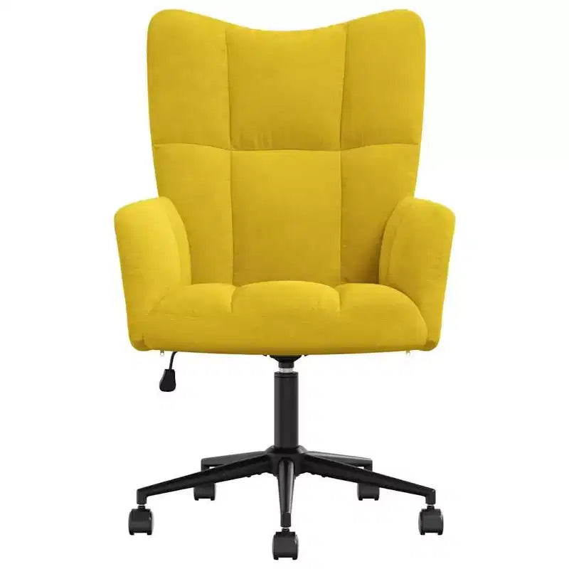 Relaxing Chair Light Gray Velvet (100% polyester), Steel Standard
