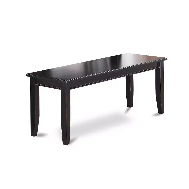 HomeStock Belmont – Ensemble de salle à manger formel – Table et chaises de salle à manger, noir
