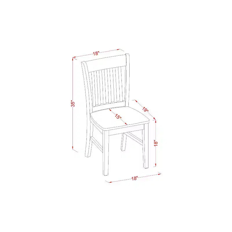 HomeStock Belmont – Ensemble de salle à manger formel – Table et chaises de salle à manger, noir