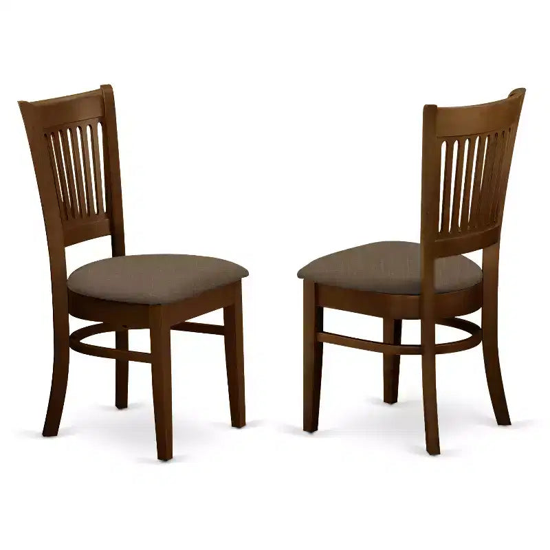 Ensemble de salle à manger HomeStock Belmont - Table avec rallonge de 30 cm (12 po) et chaises de coin-repas, expresso