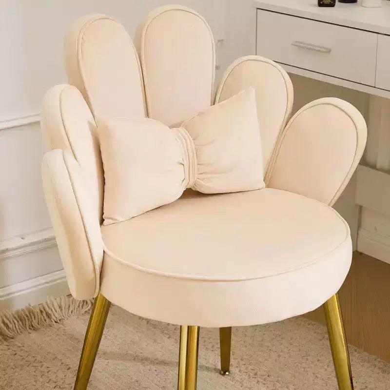 Velvet Accent Chair With Pillows