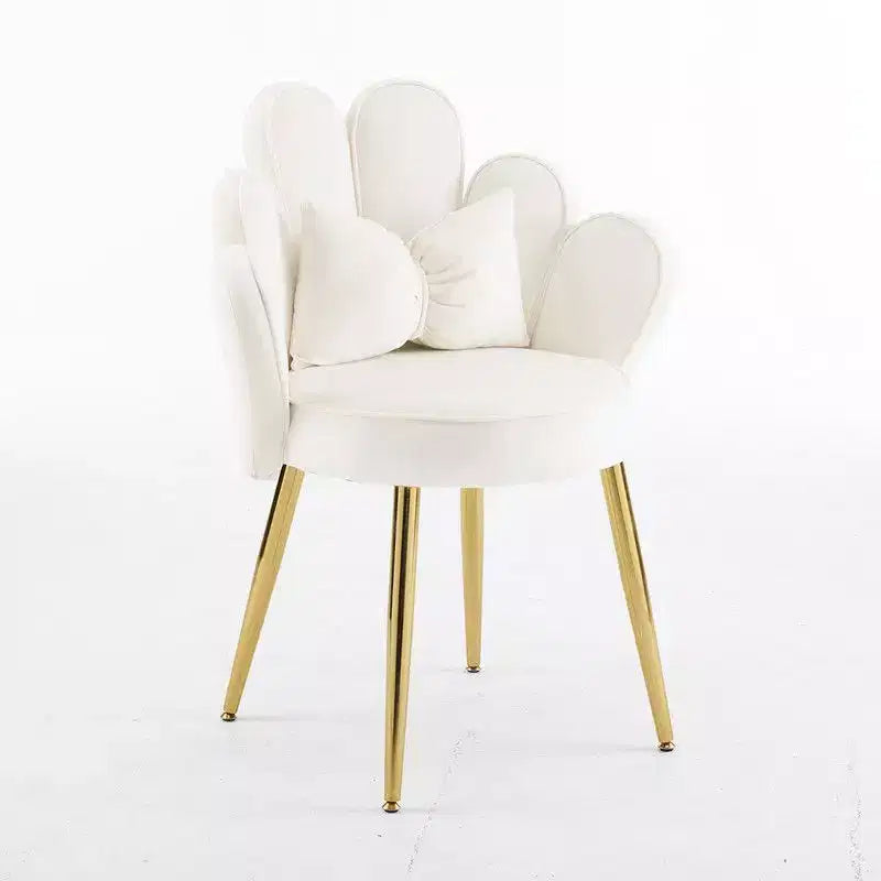 Velvet Accent Chair With Pillows