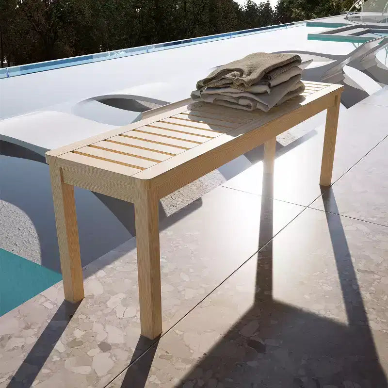 Banc à chaussures en bois massif de 52 po pour entrée, chambre ou couloir C Banc de rangement au design moderne pour foyer, placard, porte d'entrée, salon