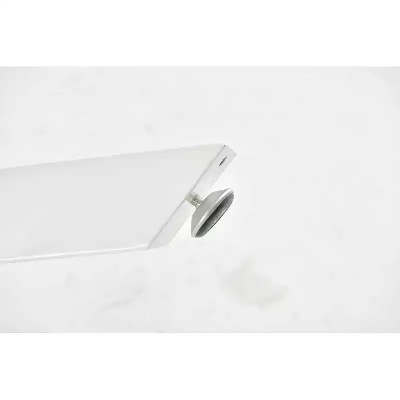 Table à manger rétro de 107 cm pour 4 à 6 personnes, table de cuisine avec plateau rond et pieds croisés, table ronde pour salon, salle à manger