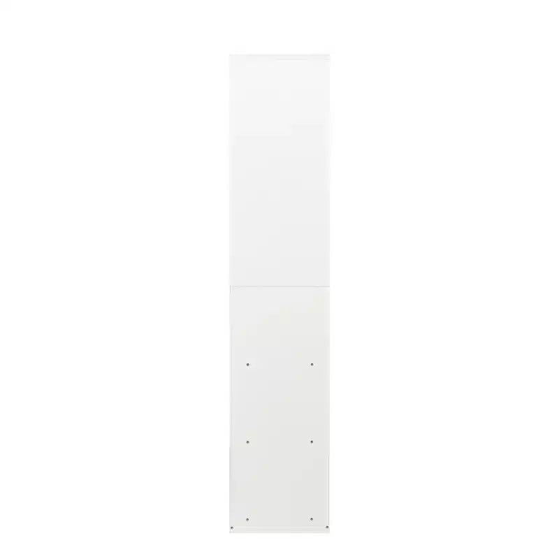 74 Systèmes et rangements pour placards, Système de coin avec tiroirs, 8 étagères, 2 tringles de suspension, Étagères de placard autoportantes en bois pour dressing