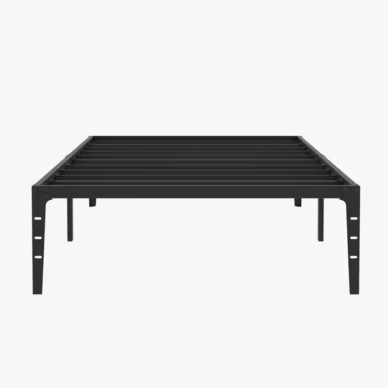 Low Bed Frame, Metal Platform Bed Frame, Heavy Duty Noise Free Bed Frame with Metal Slat Support and Strong Bearing Capacity, No Box Spring Needed