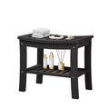 GustoWave Showers Bench with Storage Shelf for Inside Shower, Waterproof Showers Stool/Chair for Bathroom