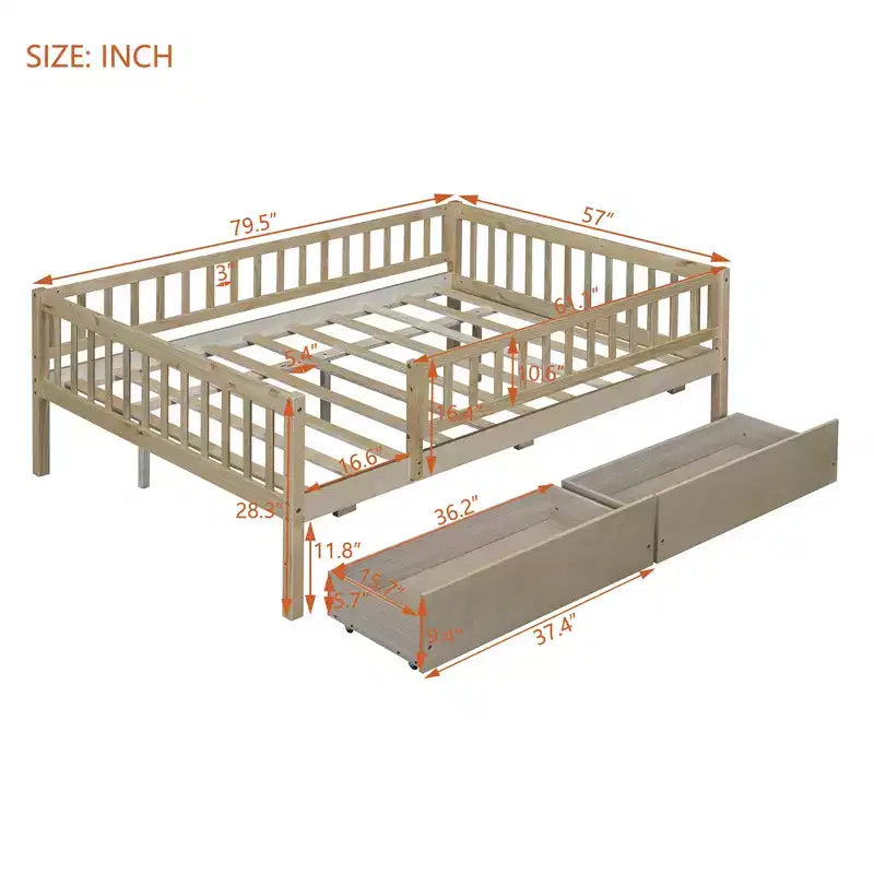 Lits gigognes doubles pour enfants, Lit de repos avec lit gigogne, Lit double en bois pour adolescents, adultes, Sommier tapissier non requis (Blanc/Beige)