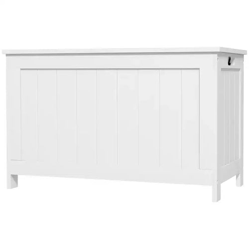 29.9 Storage Trunk w/ 2 Safety Hingesen Storage Bench w/ Side Handles, Storage Chest for Playroom