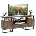75-inch TV Stand, Mid-Century Modern Entertainment Center with Storage, Tall Media Cabinet with Drawers for Living Room