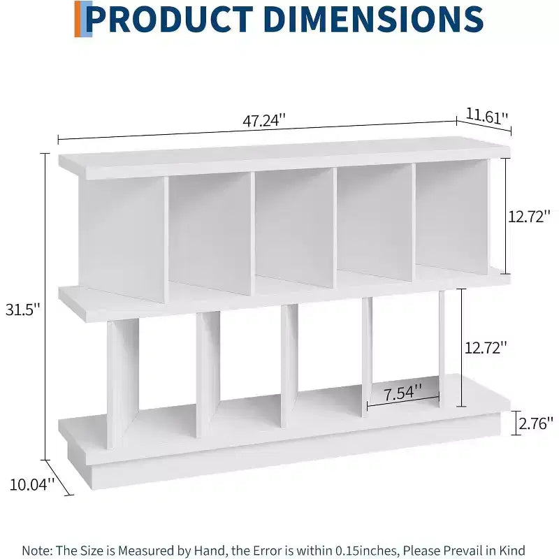 8 étagères de rangement cubes, bibliothèque ouverte avec 10 panneaux arrière amovibles, étagère pour salon, chambre, entrée