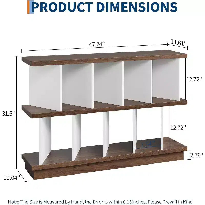 8 étagères de rangement cubes, bibliothèque ouverte avec 10 panneaux arrière amovibles, étagère pour salon, chambre, entrée