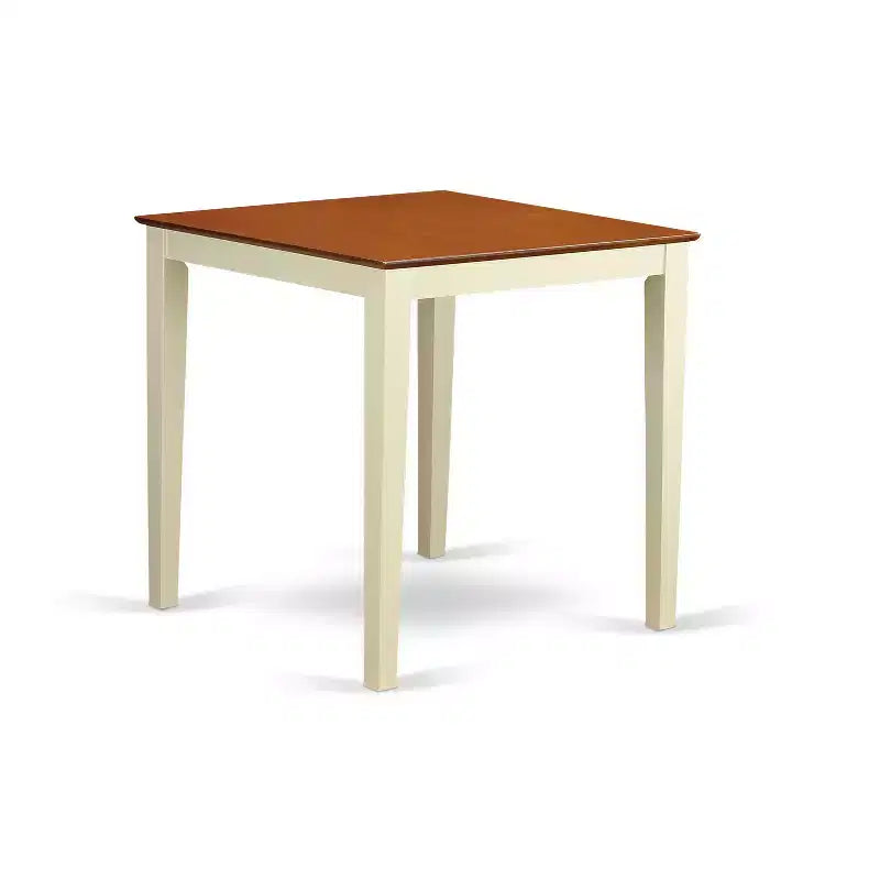 Counter Height Table Set - 3 Piece Vintage Pub Dining Set with Stools