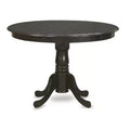 Round Kitchen Dinette Set - 42 Inch Table & 4 Chairs - Modern Dining Room Set