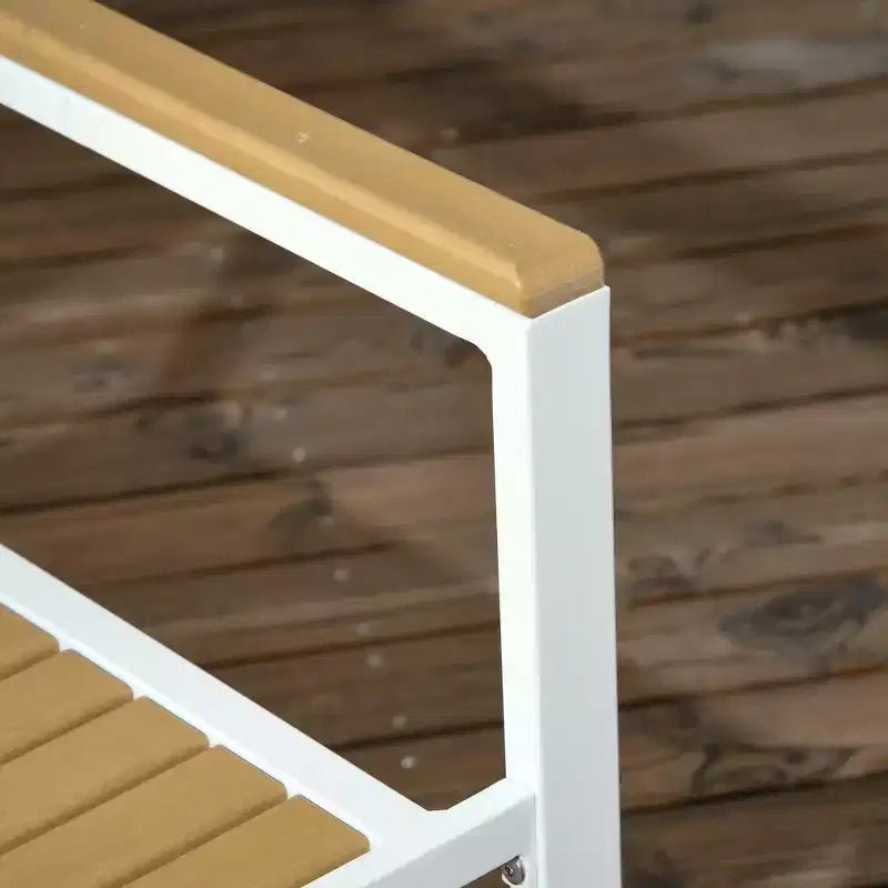 Ensemble repas d'extérieur 5 pièces pour 4 personnes, salon de jardin en rotin tressé, table et chaises de patio avec coussins, table carrée en métal