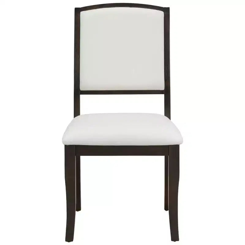 Ensemble de salle à manger ferme avec table ronde extensible pour 4 personnes, ensemble de table de cuisine 5 pièces avec rallonge amovible et 4 chaises rembourrées
