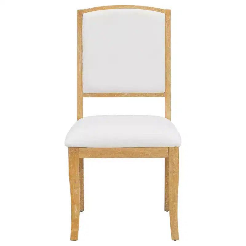 Ensemble de salle à manger ferme avec table ronde extensible pour 4 personnes, ensemble de table de cuisine 5 pièces avec rallonge amovible et 4 chaises rembourrées