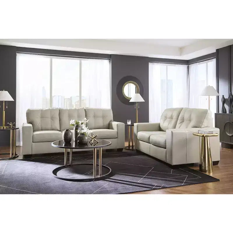 Signature Design by Ashley Hannerly, ensemble de tables occasionnelles, table basse et 2 tables d'appoint, verre noir avec métal doré