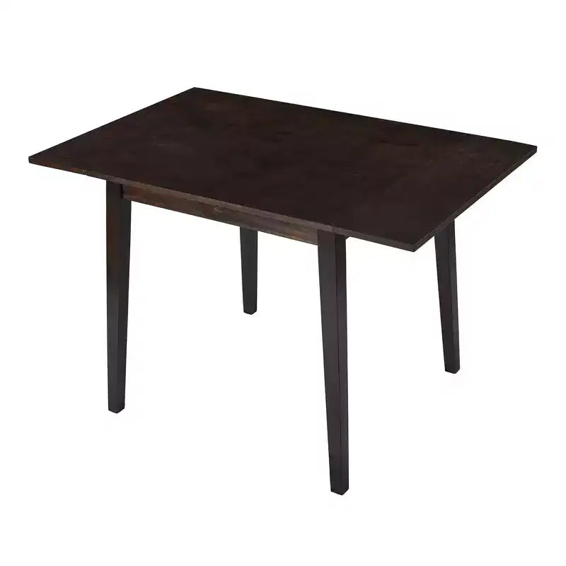 Ensemble de salle à manger GDFStudio Harlan avec table à abattants et 4 chaises rembourrées