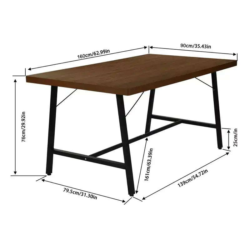 Ensemble table à manger 5 pièces FurnitureR avec 4 chaises en daim, table à manger en MDF avec pieds en métal, ensemble de salle à manger moderne pour salle à manger ou appartement