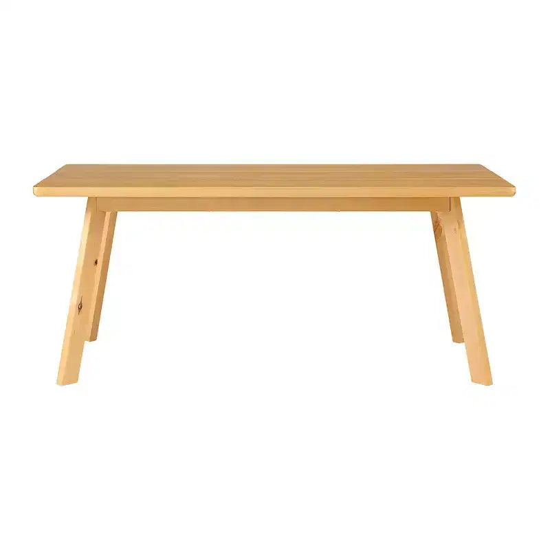 73" Shelburne Dining Table Warm Natural