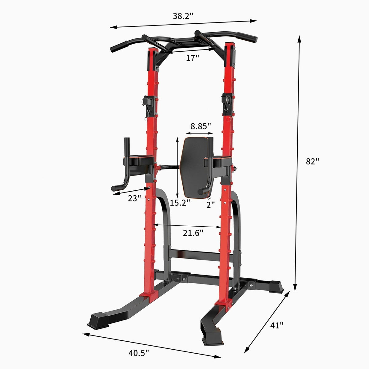 Tour de Musculation Multifonction Ainfox Power Tower pour la Maison