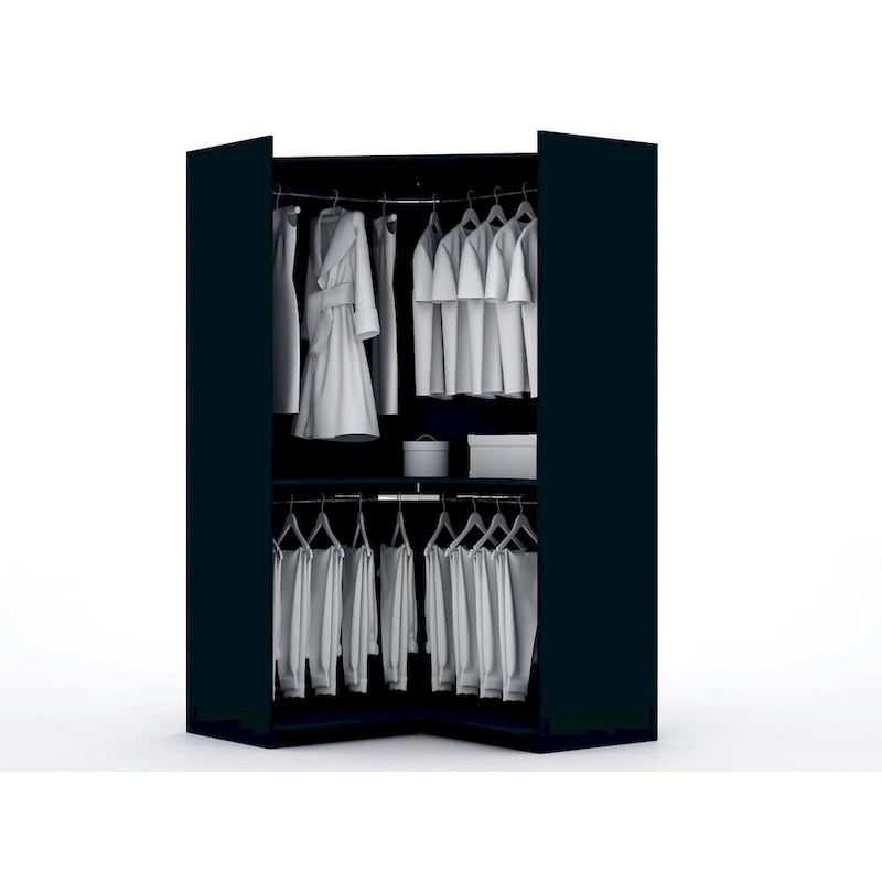 Mulberry 2.0 Semi-ouvert 3 sections Moderne 4 tiroirs Armoire d'angle Ensemble de 3