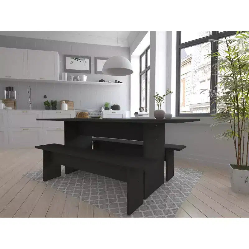 Ensemble de salle à manger moderne 3 pièces Nomad de 172,5 cm - Manhattan Comfort
