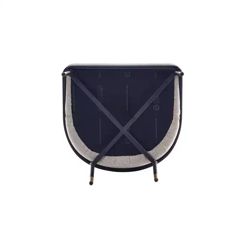 Ensemble de salle à manger rond 7 pièces 150 cm Hathaway et Flor de Manhattan Comfort