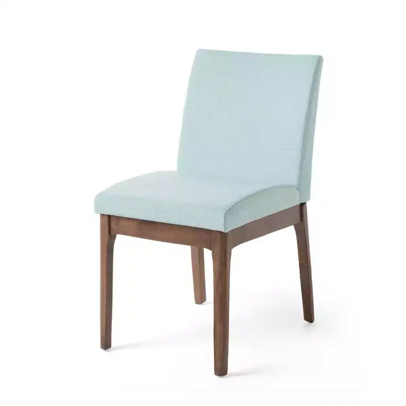 GDFStudio Hampton Ensemble de salle à manger 7 pièces en bois d'hévéa rembourré de style moderne du milieu du siècle