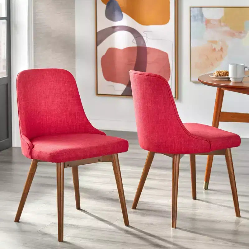 Ensemble de salle à manger 5 pièces Saville style moderne du milieu du siècle Buylateral, plateau rond en faux marbre, chaises, 4 places