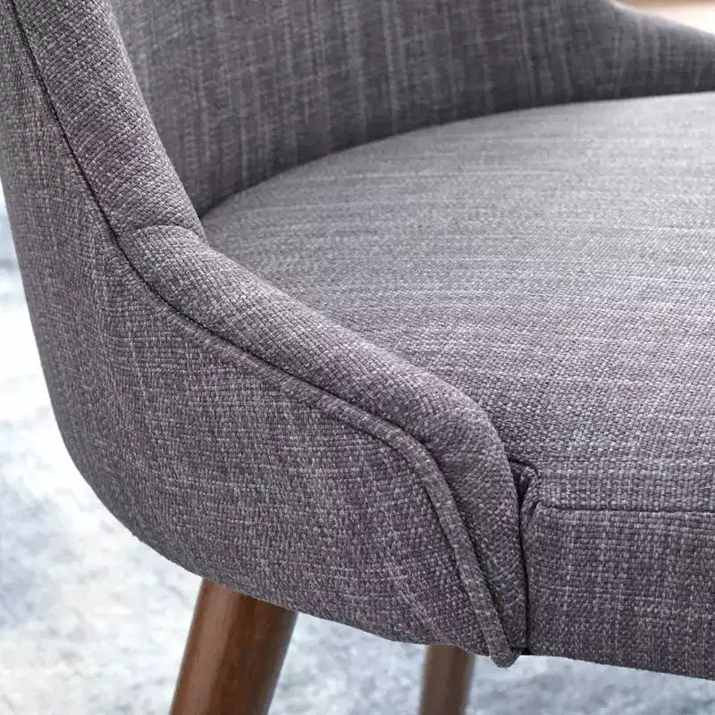 Ensemble de salle à manger 5 pièces Saville style moderne du milieu du siècle Buylateral, plateau rond en faux marbre, chaises, 4 places