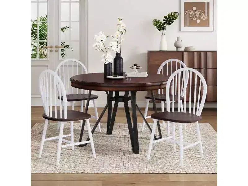Ensemble de salle à manger 5 pièces en bois et fer Christopher Knight Home Aria
