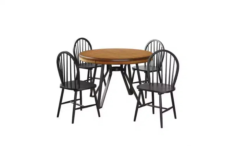 Christopher Knight Home Aria 5pc Wood and Iron Dining Set