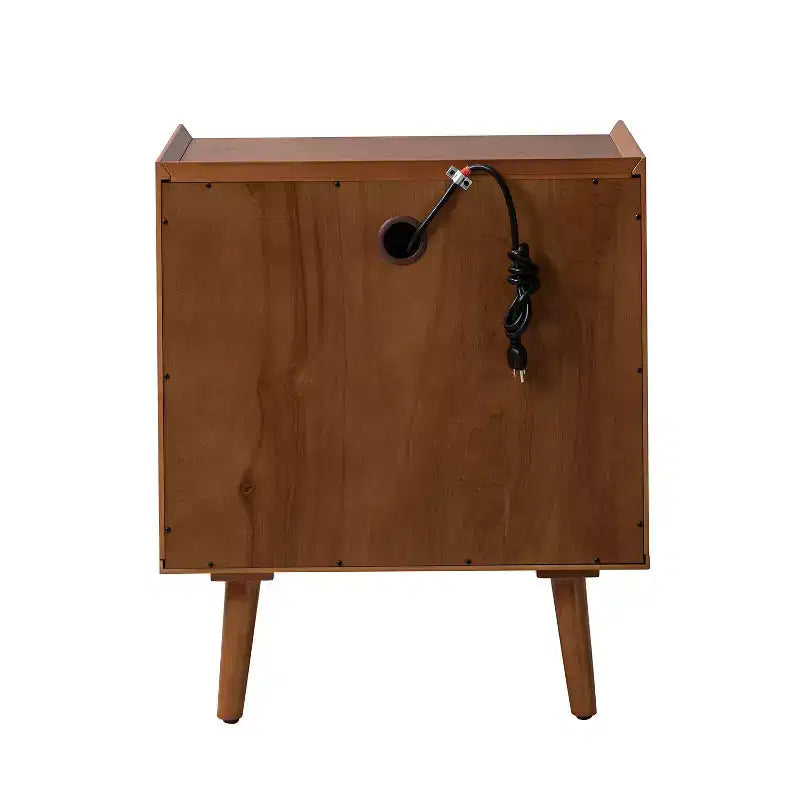 Lot de 2 tables d'appoint Janet à 3 tiroirs avec station de charge | KARAT HOME