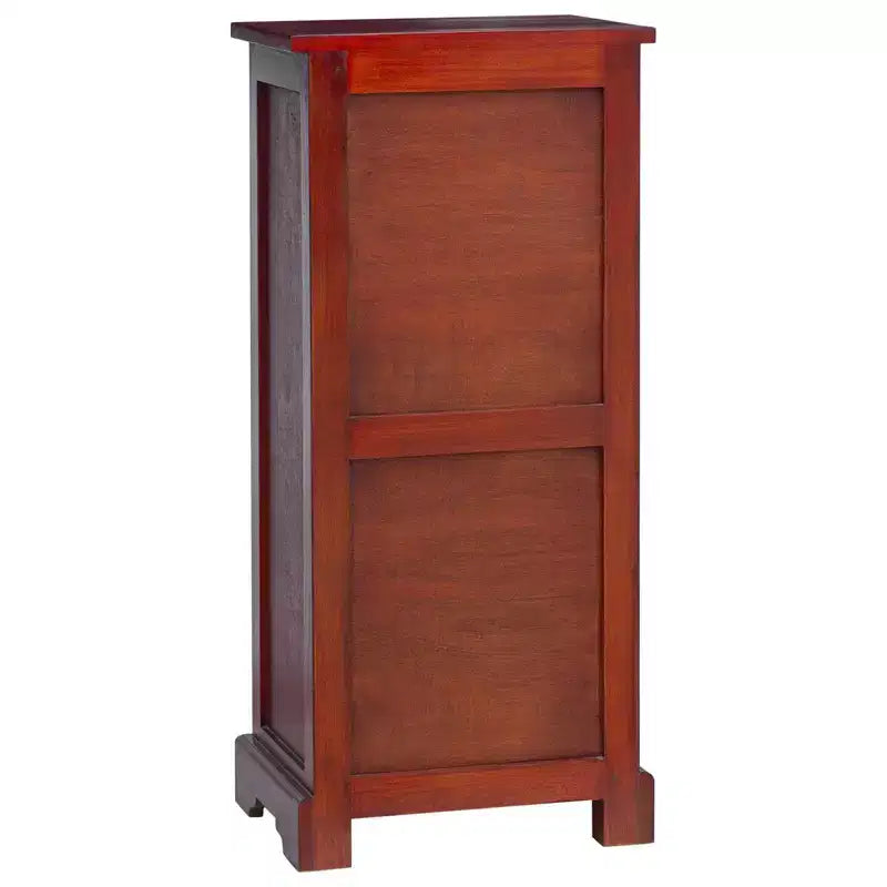 Commode, bois d’acajou massif marron, 17,72 x 13,78 x 39,57